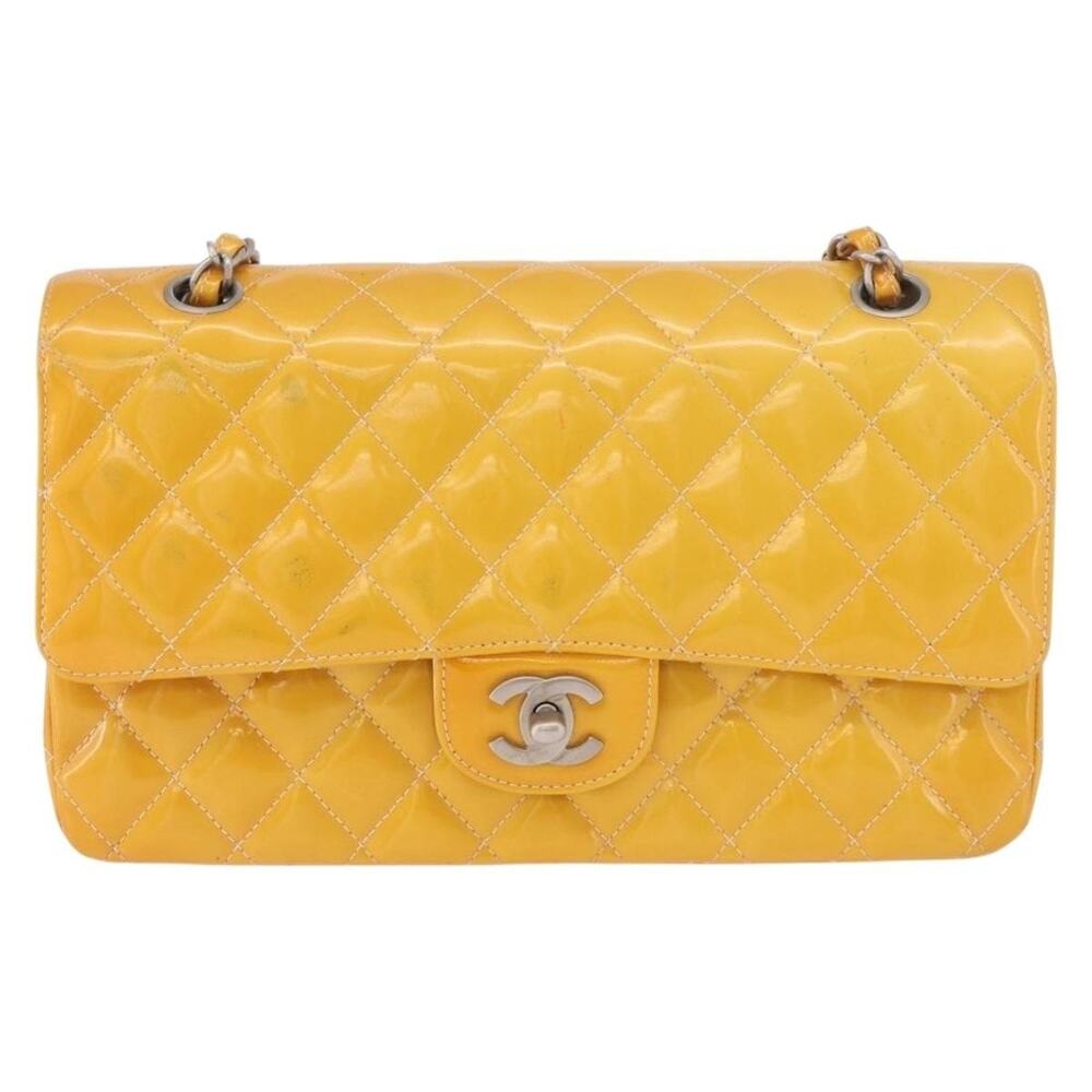 Chanel Chain Matelasse 25 Shoulder Bag Yellow
